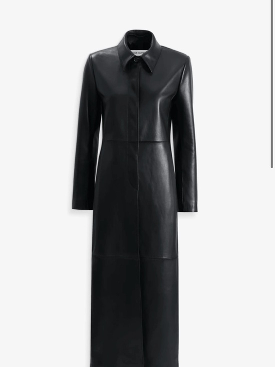 Jackets & Blazers - Nour Hammour Gotham Sleek Leather Coat